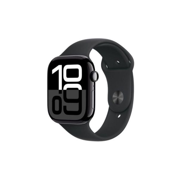 Apple Watch Series 10 GPS 42mm Jet Black Aluminium Case+Black SB MWWE3 S/M